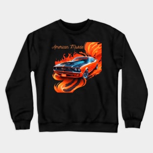 Fiery American Muscle Crewneck Sweatshirt